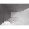 Mexen Velar L Duschwand zum Schieben Walk-in 120 x 200 cm, transparent 8 mm, weiß - 871-120-003-03-20