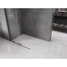 Mexen Velar L Schiebbare Duschwand Walk-in 120 x 200 cm, transparent 8 mm, gebürstet Waffengrau - 871-120-003-03-66