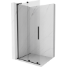 Mexen Velar L Duschwand Walk-in 120 x 200 cm, transparent 8 mm, schwarz - 871-120-003-03-70