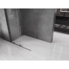 Mexen Velar L Schiebetür-Duschwand Walk-in 110 x 200 cm, transparent 8 mm, Gun Metal - 871-110-003-03-95