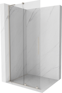 Mexen Velar L Walk-in-Duschwand Schiebetür 90 x 200 cm, transparent 8 mm, gebürsteter Nickel - 871-090-003-03-97