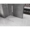 Mexen Velar L Walk-in-Duschwand Schiebetür 90 x 200 cm, transparent 8 mm, gebürsteter Nickel - 871-090-003-03-97