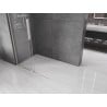 Mexen Velar L Schiebbare Walk-in-Duschwand 110 x 200 cm, transparent 8 mm, gebürsteter Nickel - 871-110-003-03-97
