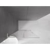 Mexen Velar L Schiebbare Walk-in-Duschwand 110 x 200 cm, transparent 8 mm, gebürsteter Nickel - 871-110-003-03-97