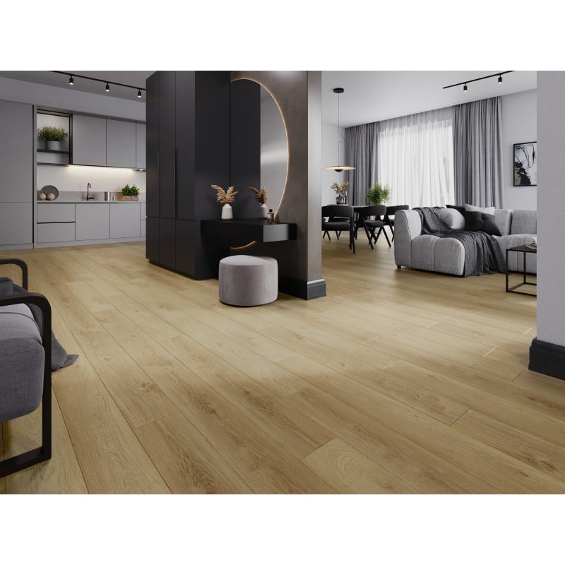 Mexen Anniston Probe der Vinylpaneele SPC 6,5 mm, IXPE-Unterlage 1,5 mm, 4 V-Fuge, Eiche - F1038-S