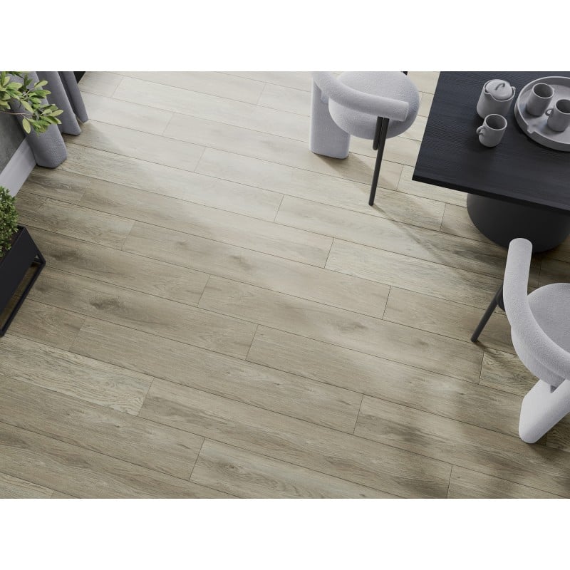 Mexen Sky Valley Probe von SPC-Vinylpaneelen 6,5 mm, IXPE-Unterlage 1,5 mm, 4 V-Fuge, Eiche - F1040-S