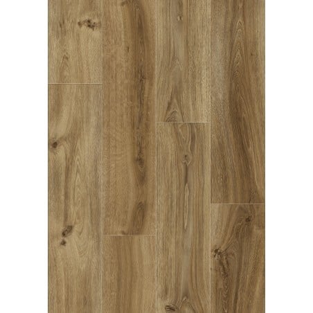 Mexen Amsterdam Probe von SPC-Vinylpaneelen 6,5 mm, IXPE-Unterlage 1,5 mm, 4-seitige V-Fuge, Eiche - F1042-S