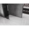 Mexen Velar L Duschwand schiebbar Walk-in 90 x 200 cm, Graphit 8 mm, Chrom - 871-090-003-43-01