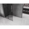 Mexen Velar L Schiebeduschwand Walk-in 120 x 200 cm, Graphit 8 mm, Chrom - 871-120-003-43-01