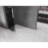 Mexen Velar L begehbare Duschwand schiebbar Walk-in 100 x 200 cm, graphit 8 mm, weiß - 871-100-003-43-20