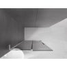 Mexen Velar L Duschwand Schiebetür Walk-in 110 x 200 cm, grafit 8 mm, Chrom - 871-110-003-43-01