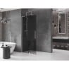 Mexen Velar L Schiebeduschwand Walk-in 120 x 200 cm, Graphit 8 mm, Chrom - 871-120-003-43-01