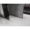 Mexen Velar L Duschwand zum Schieben Walk-in 90 x 200 cm, grafit 8 mm, gold gebürstet - 871-090-003-43-55