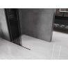 Mexen Velar L Duschabtrennung Schiebetür Walk-in 100 x 200 cm, Graphit 8 mm, Schwarz - 871-100-003-43-70