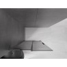 Mexen Velar L Duschwand verschiebbar Walk-in 100 x 200 cm, graphit 8 mm, gebürstetes Gun Gray - 871-100-003-43-66