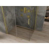Mexen Omega schiebetür-duschkabine 110 x 90 cm, transparent, gold - 825-110-090-50-00