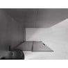Mexen Velar L Duschwand zum Schieben Walk-in 120 x 200 cm, graphit 8 mm, schwarz - 871-120-003-43-70