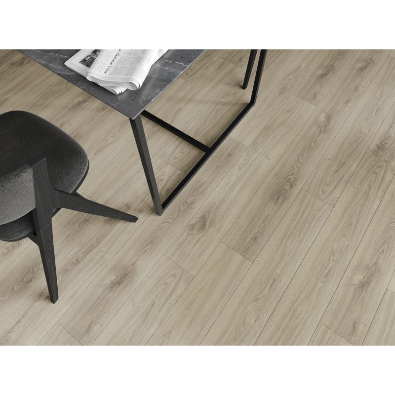 Mexen Madison Muster von SPC-Vinylpaneelen 6,5 mm, IXPE-Unterlage 1,5 mm, 4-seitige V-Fuge, Eiche - F1045-S