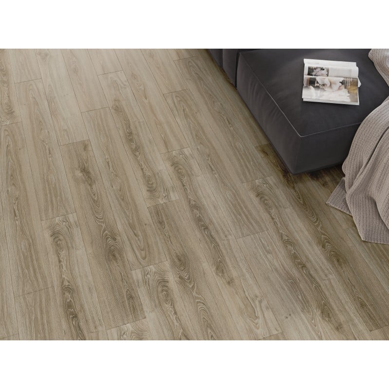 Mexen Fort Valley Probe von SPC-Vinylpaneelen 6,5 mm, IXPE-Unterlage 1,5 mm, 4 V-Fuge, Eiche - F1046-S