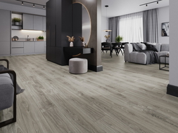 Mexen Silver Creek Probe von SPC-Vinylpaneelen 6,5 mm, IXPE-Unterlage 1,5 mm, 4-seitige V-Fuge, Eiche - F1047-S