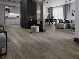 Mexen Sherwood Probe von SPC-Vinylpaneelen 6,5 mm, IXPE-Unterlage 1,5 mm, 4-seitige V-Fuge, Eiche - F1051-S