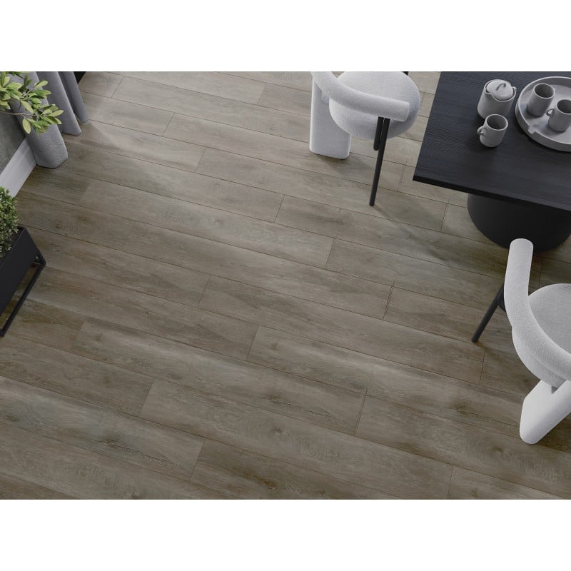 Mexen Sherwood Probe von SPC-Vinylpaneelen 6,5 mm, IXPE-Unterlage 1,5 mm, 4-seitige V-Fuge, Eiche - F1051-S