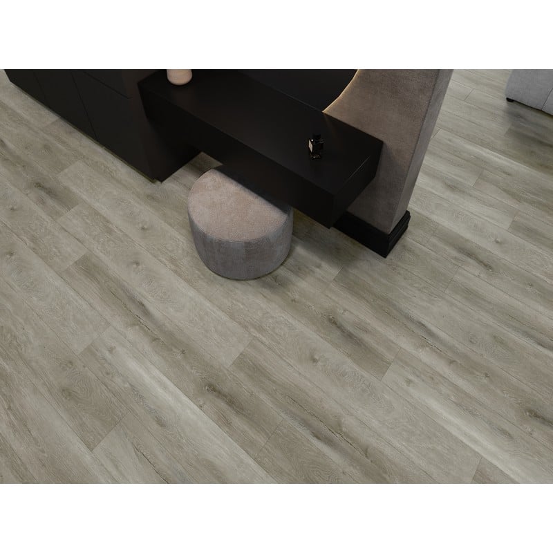 Mexen Riverdale Muster von SPC-Vinylpaneelen 6,5 mm, IXPE-Unterlage 1,5 mm, 4-seitiges V-Fuge, Eiche - F1052-S
