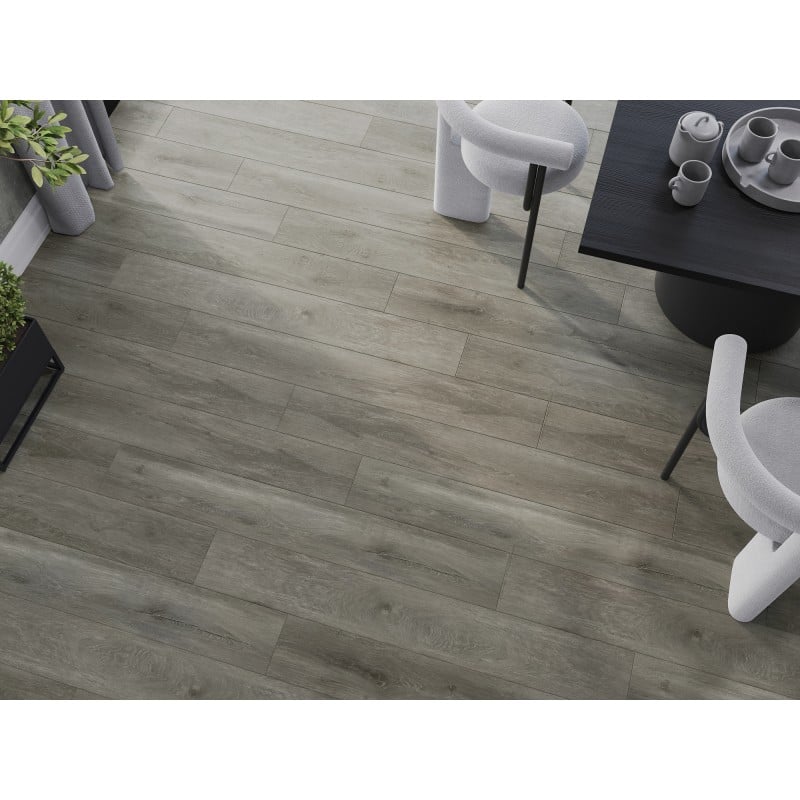 Mexen Riverdale Muster von SPC-Vinylpaneelen 6,5 mm, IXPE-Unterlage 1,5 mm, 4-seitiges V-Fuge, Eiche - F1052-S