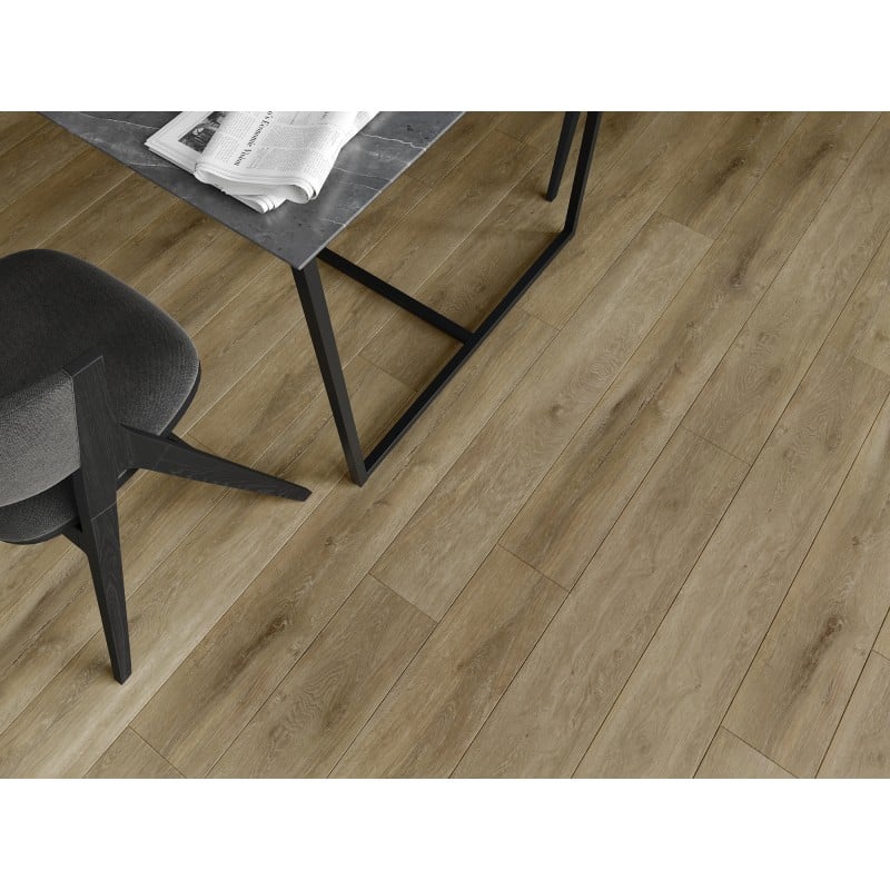 Mexen Clermont Muster von SPC-Vinylpaneelen 6,5 mm, IXPE Unterlage 1,5 mm, 4 V-Fuge, Eiche - F1053-S