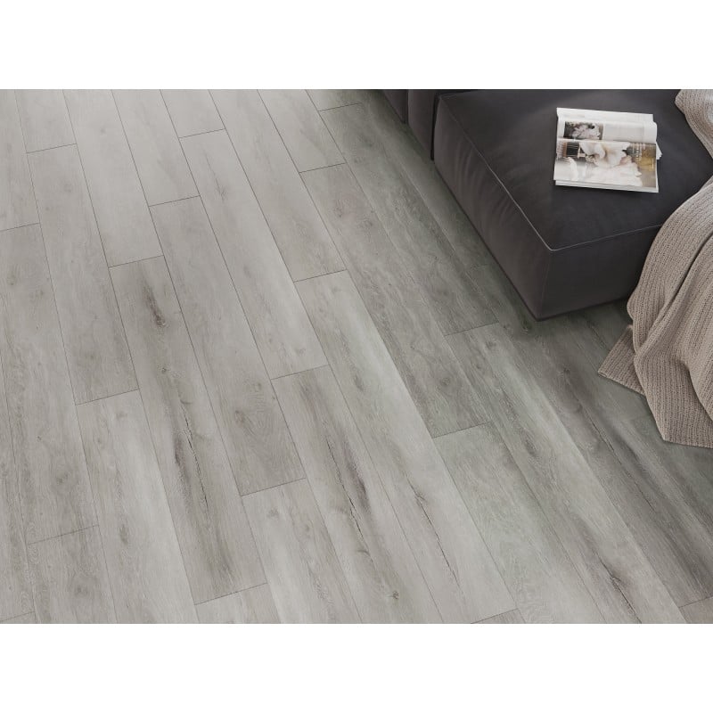 Mexen Boone Probe von SPC-Vinylpaneelen 6,5 mm, IXPE-Unterlage 1,5 mm, 4 V-Fuge, Eiche - F1054-S