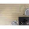 Mexen Charlotte Muster von SPC-Vinylpaneelen 6,5 mm, IXPE-Unterlage 1,5 mm, 4-seitige V-Fuge, Eiche - F1055-S