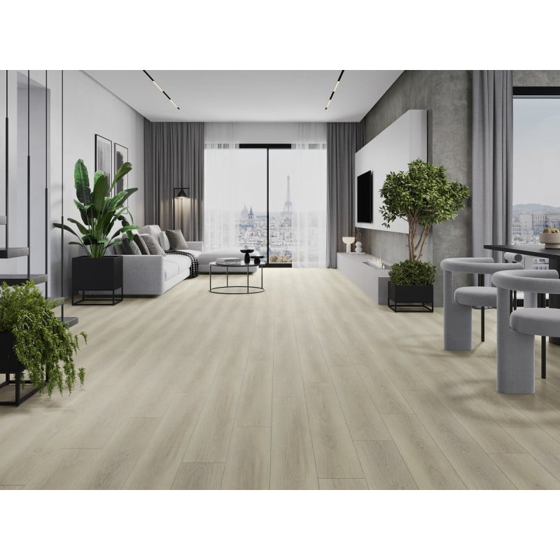 Mexen Concord Probe von SPC-Vinylplatten 6,5 mm, IXPE-Unterlage 1,5 mm, 4 V-Fuge, Eiche - F1056-S
