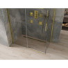 Mexen Omega Schiebeduschkabine 130 x 70 cm, transparent, gold - 825-130-070-50-00