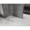 Mexen Velar L Schiebedusche Walk-in 120 x 200 cm, transparent 8 mm, gold - 871-120-003-03-50