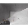 Mexen Velar L Schiebedusche Walk-in 120 x 200 cm, transparent 8 mm, gold - 871-120-003-03-50