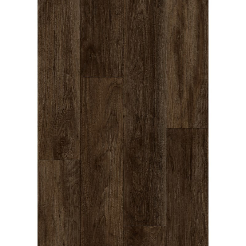 Mexen Albuquerque Probe von SPC-Vinylpaneelen 6,5 mm, IXPE-Unterlage 1,5 mm, 4 V-Fugen, Nussbaum - F1072-S