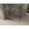 Mexen Omega 140 x 70 cm Schiebeduschkabine, transparent, gold - 825-140-070-50-00