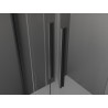 Mexen Velar L Duo Duschkabine, Schiebetür 80 x 80 cm, transparent, gun grau gebürstet - 871-080-080-02-03-66