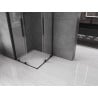 Mexen Velar L Duo Duschkabine schiebbar 80 x 80 cm, transparent, schwarz - 871-080-080-02-03-70