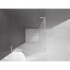 Mexen Velar L Duo Schiebeduschkabine 100 x 100 cm, satiniert, Chrom - 871-100-100-02-33-01