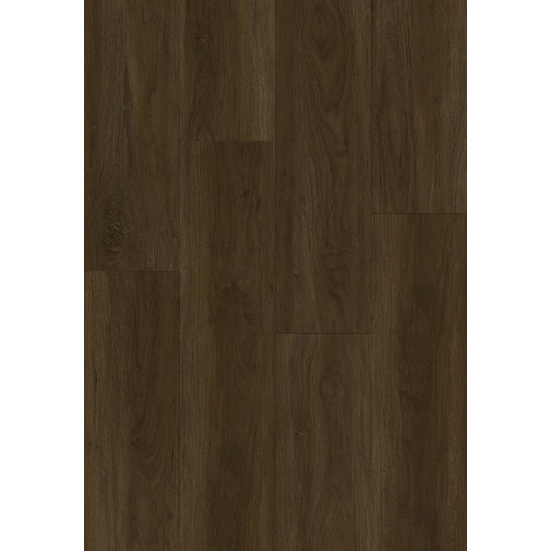 Mexen Henderson  Probe von Vinylpaneelen SPC 6,5 mm, IXPE-Unterlage 1,5 mm, 4 V-Fuge, Nussbaum - F1085-S