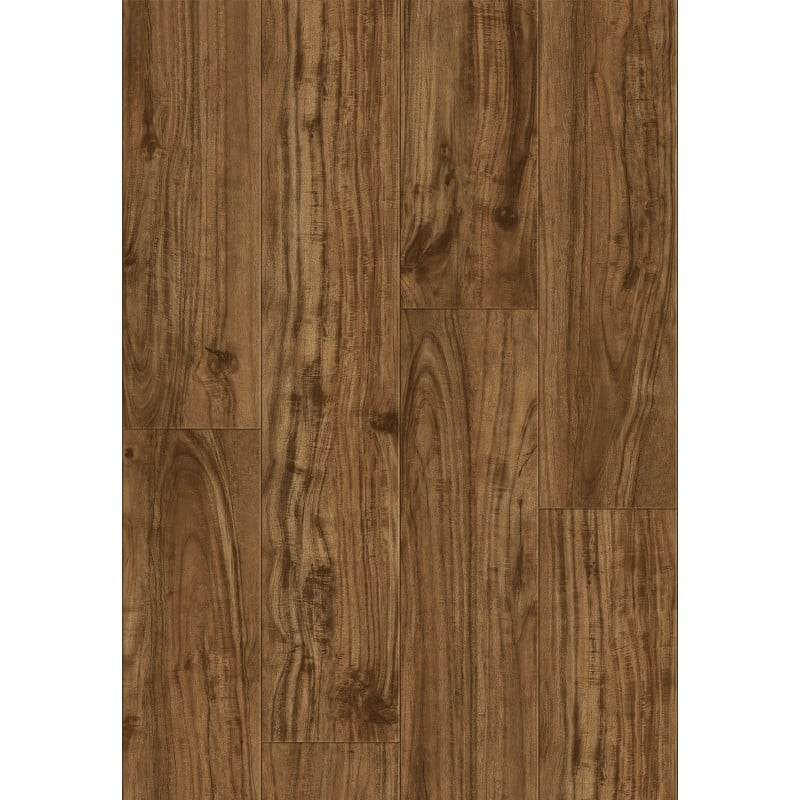 Mexen Lincoln  Probe von SPC-Vinylpaneelen 6,5 mm, IXPE-Unterlage 1,5 mm, 4 V-Fuge, Nussbaum - F1087-S