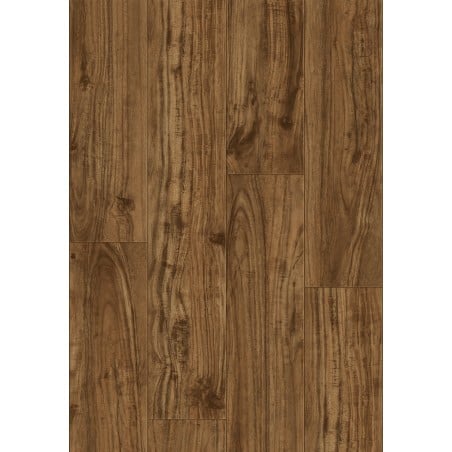 Mexen Lincoln  Probe von SPC-Vinylpaneelen 6,5 mm, IXPE-Unterlage 1,5 mm, 4 V-Fuge, Nussbaum - F1087-S