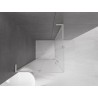 Mexen Velar L Duo Duschkabine Schiebetür 80 x 80 cm, satin, gebürsteter Nickel - 871-080-080-02-33-97