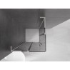 Mexen Velar L Duo Schiebeduschkabine 80 x 80 cm, Graphit, gebürsteter Nickel - 871-080-080-02-43-97