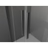 Mexen Velar L Duo Duschkabine Schiebetür 90 x 90 cm, matt, Gunmetal - 871-090-090-02-33-95