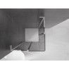Mexen Velar L Duo Duschkabine Schiebetür 80 x 80 cm, Graphit, Chrom - 871-080-080-02-43-01