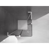 Mexen Velar L Duo Duschkabine Schiebetür 80 x 80 cm, grafit, weiß - 871-080-080-02-43-20