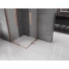 Mexen Velar L Duo Schiebeduschkabine 80 x 80 cm, mattiert, gebürstetes Kupfer - 871-080-080-02-33-65