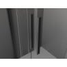 Mexen Velar L Duo Schiebeduschkabine 80 x 80 cm, Graphit, Gebürstetes Gun Gray - 871-080-080-02-43-66